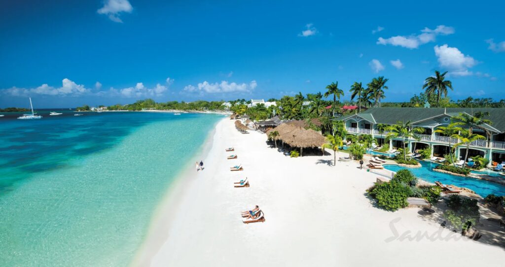 Sandals Negril, one of the cheapest Sandals resorts you can visit.